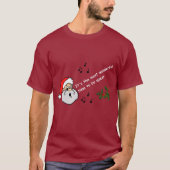 ゲイおもしろいのクリ来スマスIアンドナイト同性愛者 Tシャツ (正面)
