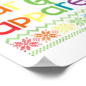 ゲイおもしろいクリスマスLGBTドンWe Now Ourゲイ ポスター (角)