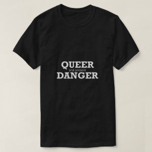 ゲイおもしろいシャツLGBTQ同性愛者プレゼント危険ギフト Tシャツ