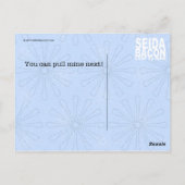 ゲイおもしろいユール(キリスト降誕祭)ログはがき ポストカード (裏面)