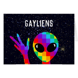 ゲイおもしろいリエンスLGBTQ+プライドカスタムカード