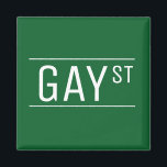 ゲイお洒落通りサインプライド同性愛者LGBTIQパーティー マグネット<br><div class="desc">愛は愛である。カッコいいゲイ通りサインプライドパーティー!愛祝このトレンディープライドデザイン。プライドレインボーLGBTレズビアン同性愛者ゲイパーティーLGBTQギフトとパーティーデコールパーティーボタンピン。</div>