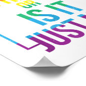 ゲイか私のLGBTゲイギフトか ポスター (角)