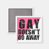 ゲイがライト遠くにマグネットを移動しない マグネット (正面/裏面)