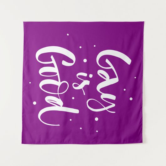 ゲイが良い タペストリー (正面(横))