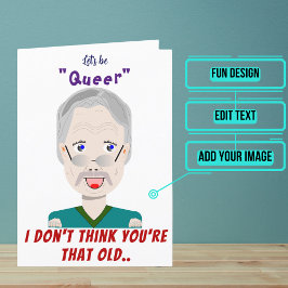 ゲイが、その古い誕生日 カード