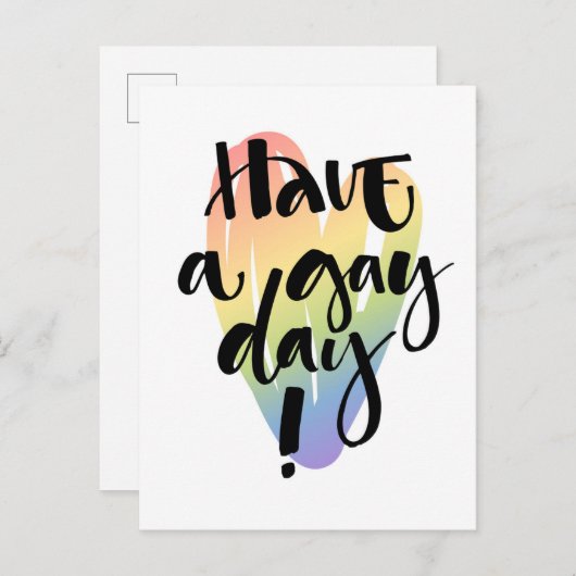 ゲイする ポストカード (正面/裏面)