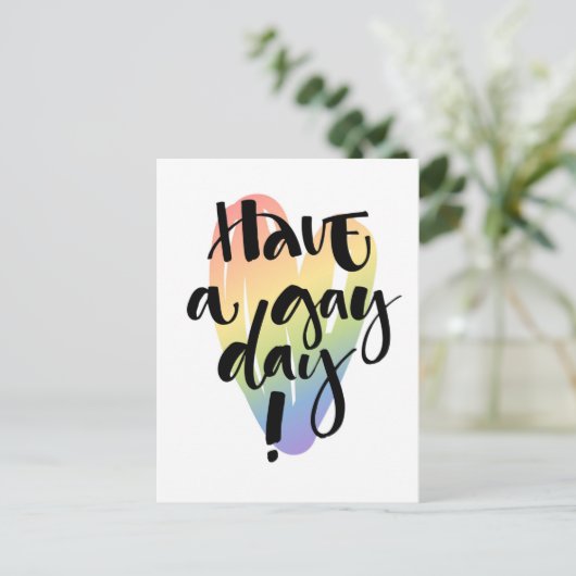 ゲイする ポストカード (スタンド正面)