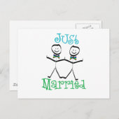 ゲイたった今結婚しました 案内ポストカード (正面/裏面)