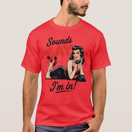 ゲイっぽいからスキ Tシャツ (正面)