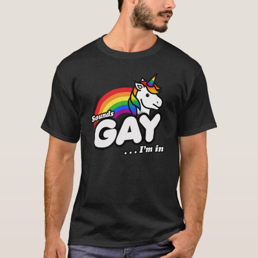 ゲイっぽいから賛成 Tシャツ (正面)