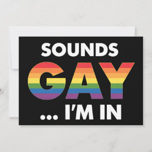 ゲイっぽいけどLGBTQプライド月間の虹 招待状