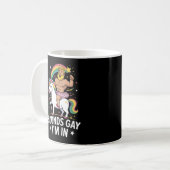ゲイっぽいね、乗る！ コーヒーマグカップ (正面左)
