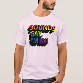 ゲイっぽい音がしたら入りたい Tシャツ