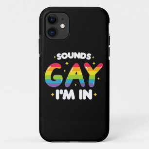 ゲイっぽい音がする 入っちゃう おもしろLGBTプライド iPhone 11 ケース