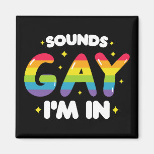 ゲイっぽい?いいよ LGBT Pride マグネット