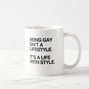 ゲイであることはライフスタイルではない.png コーヒーマグカップ