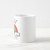 ゲイであることを誇りに思う コーヒーマグカップ (中央)