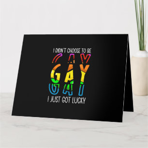 ゲイであることを選んだわけじゃない、単に運が良かっただけ Pride M カード