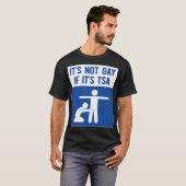 ゲイではないもしtsa lgbtゲイ tシャツ (正面フル)