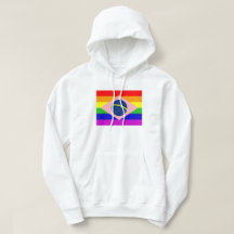 ゲイとブラジルの旗を持つブラジル