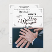 ゲイと結婚リングや輪の手 (正面/裏面)