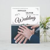 ゲイと結婚リングや輪の手 (スタンド正面)