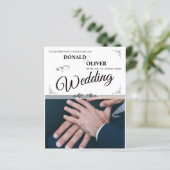 ゲイと結婚リングや輪の手 (スタンド正面)