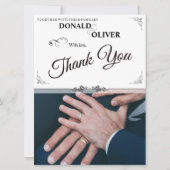 ゲイと結婚リングや輪の手 (正面)