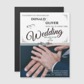 ゲイと結婚リングや輪の手 (正面/裏面)