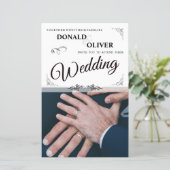 ゲイと結婚リングや輪の手 (スタンド正面)