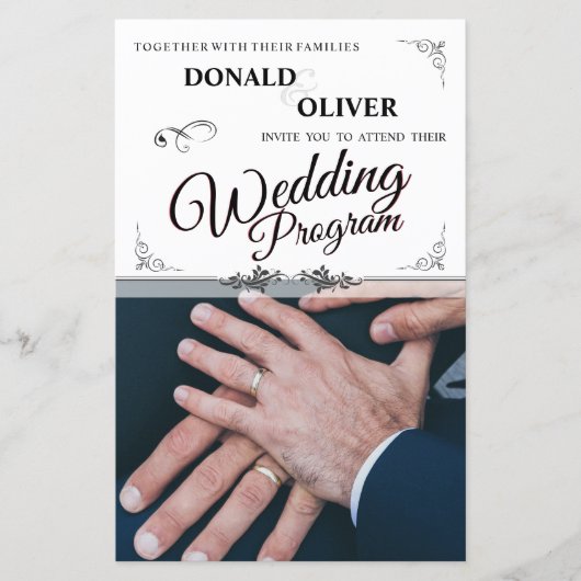 ゲイと結婚リングや輪の手 (正面)