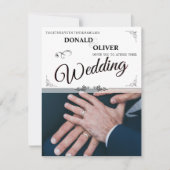 ゲイと結婚リングや輪の手 (正面)