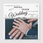 ゲイと結婚リングや輪の手 (正面)