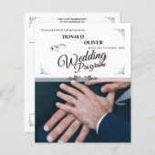 ゲイと結婚リングや輪の手 (正面/裏面)