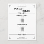 ゲイと結婚リングや輪の手 エンクロージャーカード (裏面)