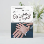 ゲイと結婚リングや輪の手 エンクロージャーカード (スタンド正面)
