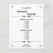 ゲイと結婚リングや輪の手 エンクロージャーカード (裏面)