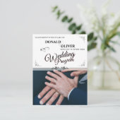 ゲイと結婚リングや輪の手 エンクロージャーカード (スタンド正面)