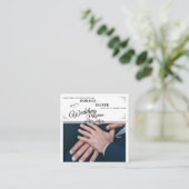 ゲイと結婚リングや輪の手 エンクロージャーカード (スタンド正面)