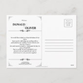 ゲイと結婚リングや輪の手 シーズンポストカード (裏面)