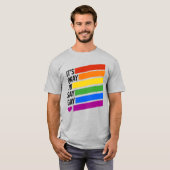 ゲイと言うのはオッケー Tシャツ (正面フル)