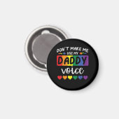 ゲイと言わないでパパ声出ちゃう マグネット (正面/裏面)