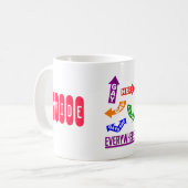 ゲイどこでもマグカップ コーヒーマグカップ (正面左)