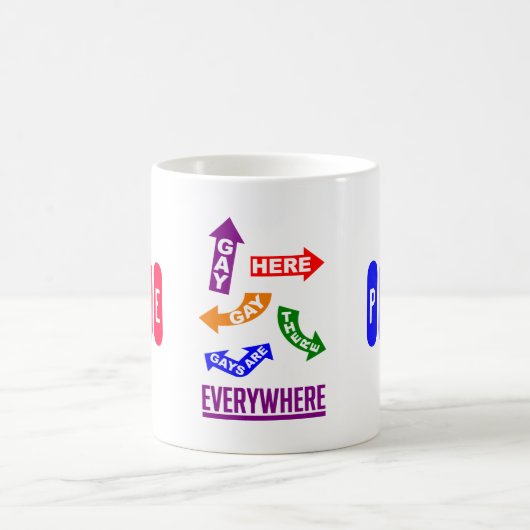 ゲイどこでもマグカップ コーヒーマグカップ (中央)