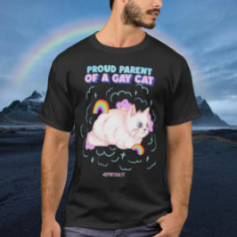 ゲイなネコの親です Tシャツ