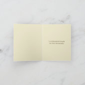 ゲイのイルカとラブハートバブルアニバーサリー カード (内部)