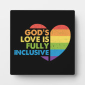 ゲイのキリスト教徒 LGBT フォトプラーク (正面)