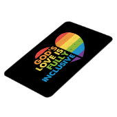 ゲイのキリスト教徒 LGBT マグネット (左側)