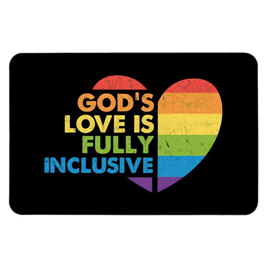 ゲイのキリスト教徒 LGBT マグネット (横)